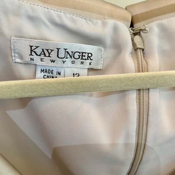 Kay Unger Cocktail/Wedding Dress-Size 12 - Picture 2 of 4